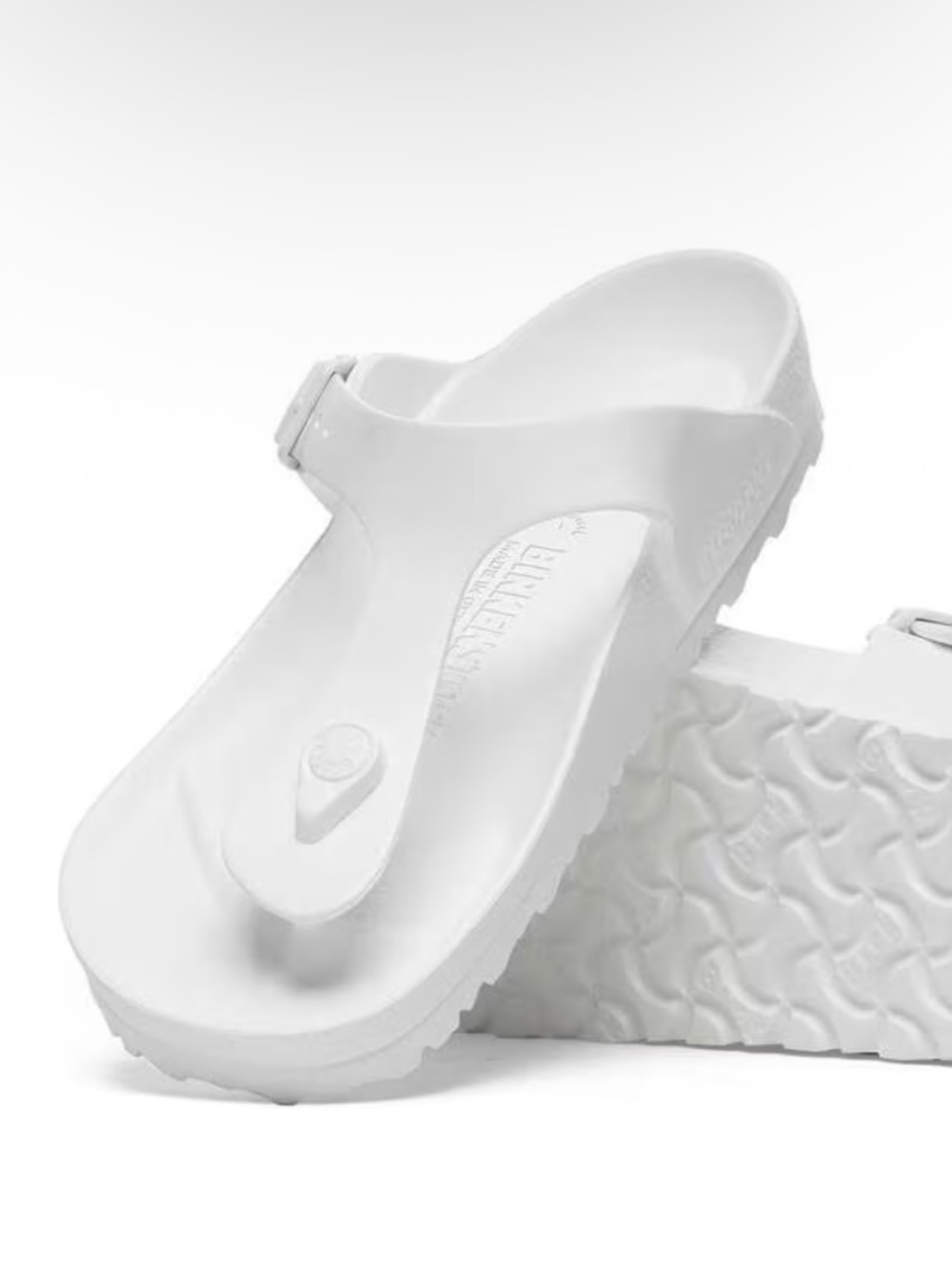 White rubber Birkenstocks 40 - Picture 2 of 6